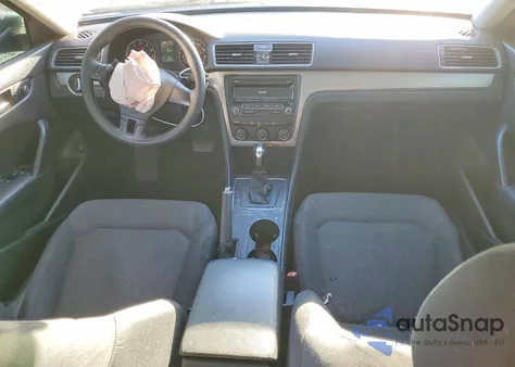 2013 Volkswagen Passat S из США, поврежденный, VIN 1VWAP7A33DC048546